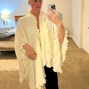 Cream colored shawl